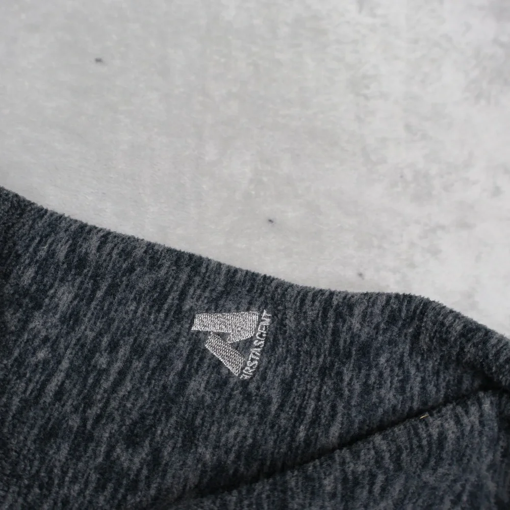 Eddie Bauer Jacket Mens Large Tall Gray First Ascent Fleece Full Zip Outdoor